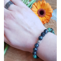 Valentijnscadeau: Liefdes armband Dark Turquoise